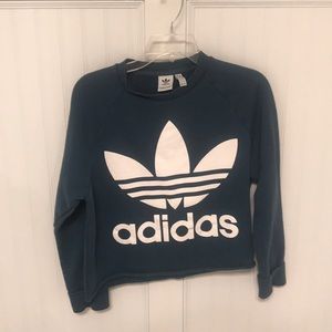Cropped adidas sweatshirt
